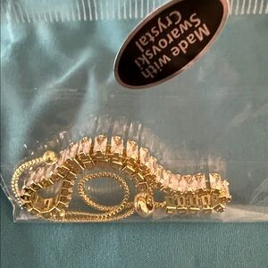 Gold and Crystal Bracelet